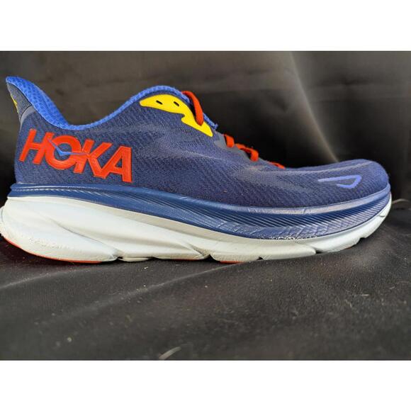 HOKA Clifton 9 Runner "Bellwether Blue" Size 13 Used VGC 1132210 Cushioned - Picture 12 of 15